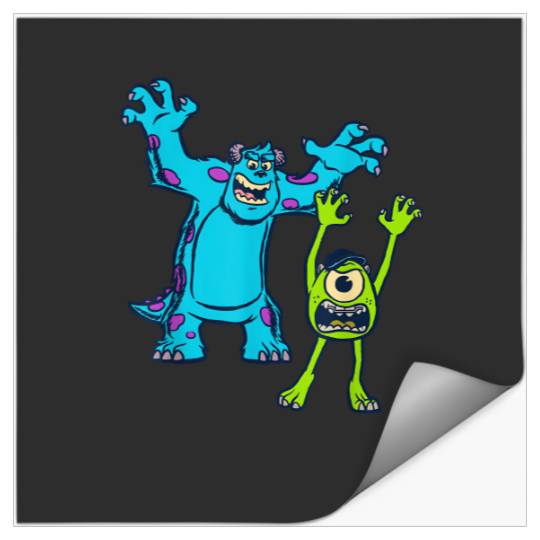 Disney Pixars Monsters University Sulley and Mike T-Shirt Stickers