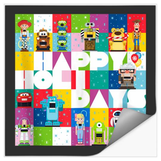 Disney And  Happy Holidays Christmas Nutcrackers Stickers