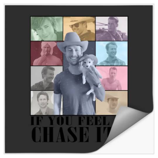 blvckstyle glen powell cowboy if you eras tour western Stickers