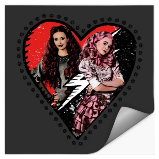 Disney Descendants The Rise Of Red Red Bridget Heart Stickers