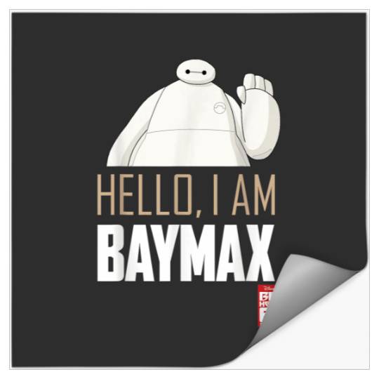 Disney Big Hero 6 TV Series Baymax Hello Graphic Stickers