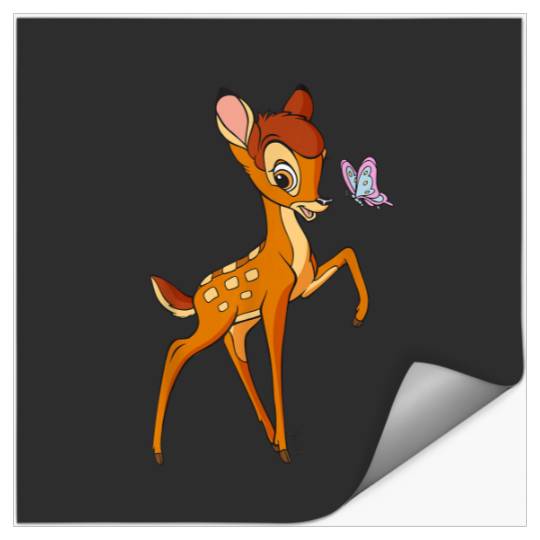 Disney Bambi Young Bambi Classic Cute Happy Pose Stickers