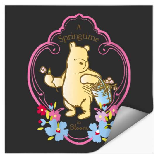 Disneyss Winnie The Pooh A Springstime In Bloom Floral Stickers