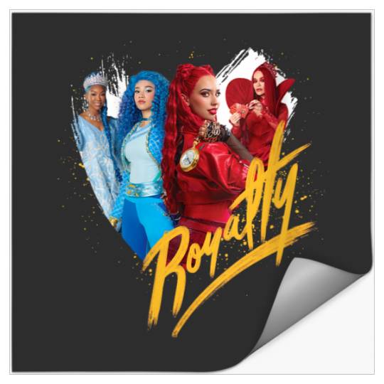 Womens Disney Descendants 4 The Rise Of Red Royalty Stickers