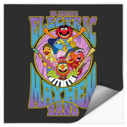 Disney band, music The Muppets Dr Teeth's Electric Mayhem Band Stickers