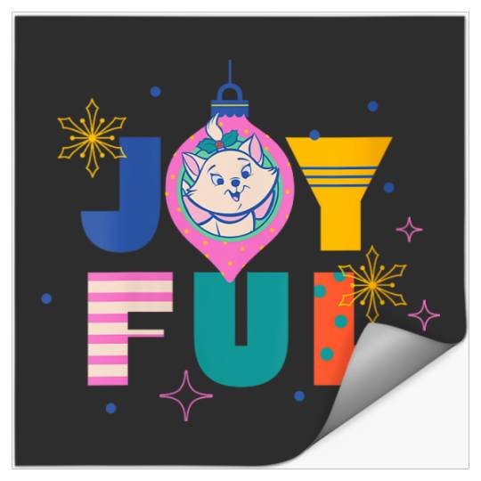 Womens Disney The Aristocats Christmas Joyful Marie Ornament Stickers