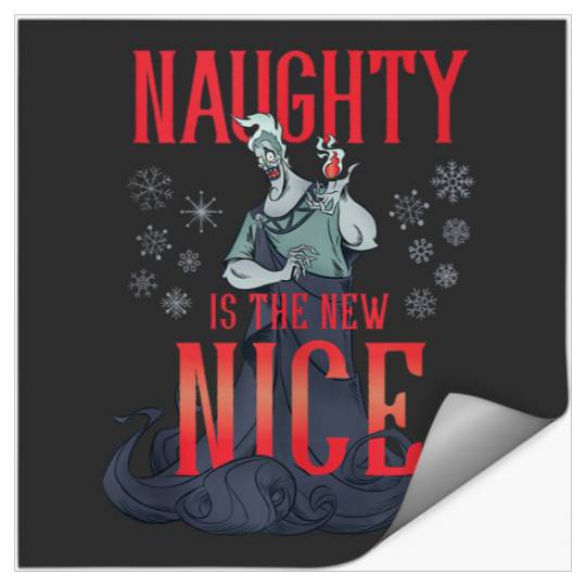 Disney Villains Holiday Hades Naughty Is The New Nice Stickers