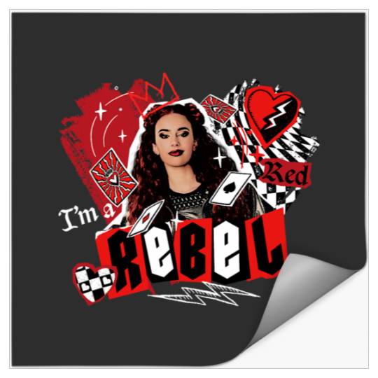 Disney Descendants The Rise Of Red Im A Rebel Stickers