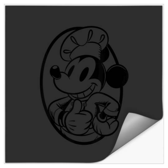 Disney Mickey Mouse Chef Mickey Outline Stickers