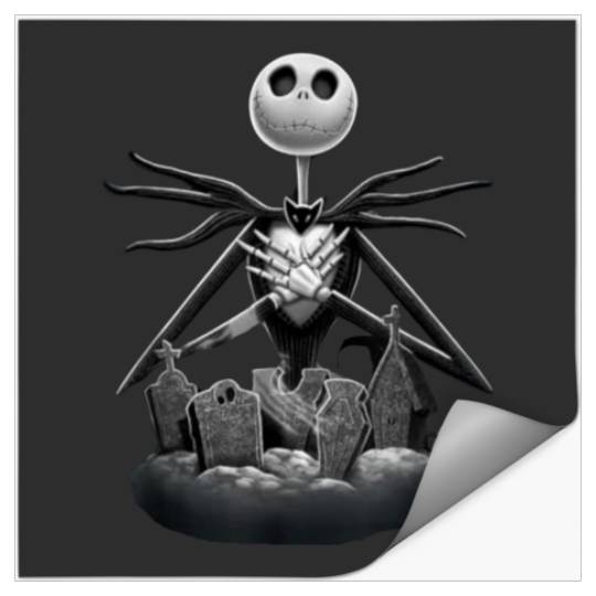 Jàck skèllington, Jàck skèllington halloweeen, Jàck skèllington merch , Jàck skèllington disnèy, Jàck skèllington logo Stickers