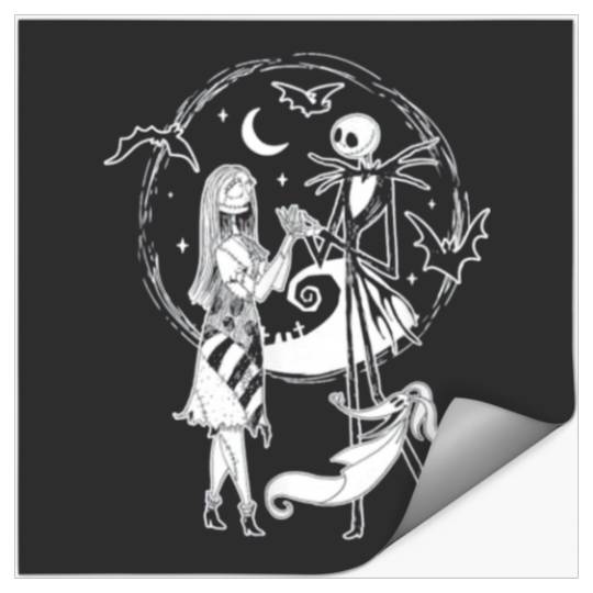Jàck skèllington, Jàck skèllington halloweeen, Jàck skèllington merch , Jàck skèllington disnèy, Jàck skèllington logo Stickers