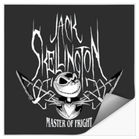 Jàck skèllington, Jàck skèllington halloweeen, Jàck skèllington merch , Jàck skèllington disnèy, Jàck skèllington logo Stickers