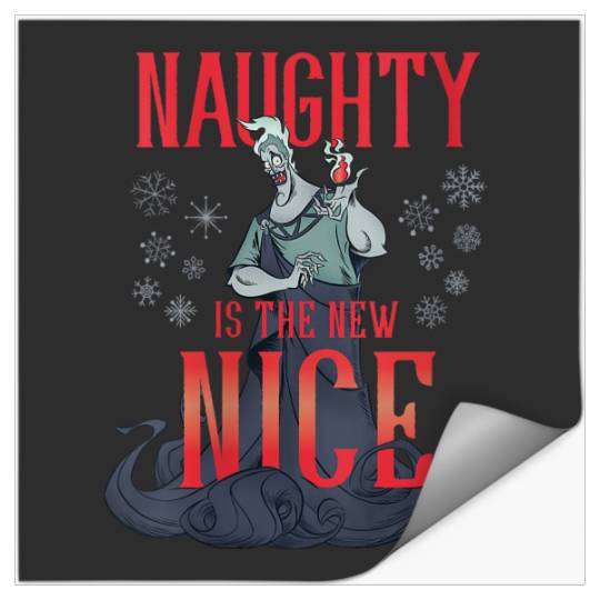 Disney Villains Holiday Hades Naughty Is The New Nice Stickers