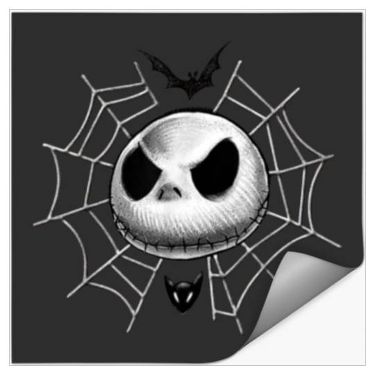 Jàck skèllington, Jàck skèllington halloweeen, Jàck skèllington merch , Jàck skèllington disnèy, Jàck skèllington logo Stickers