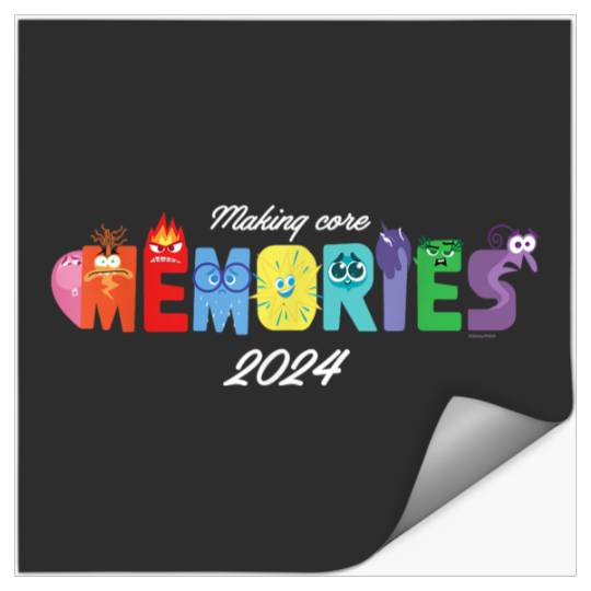 Disneyss And Pixarss Inside Out 2 Making Core Memories 2024 Stickers