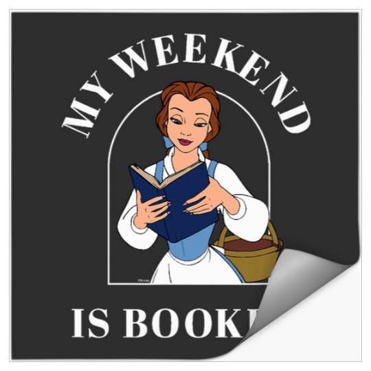 Disney Princess Belle My Weekend Is Booked Stickers