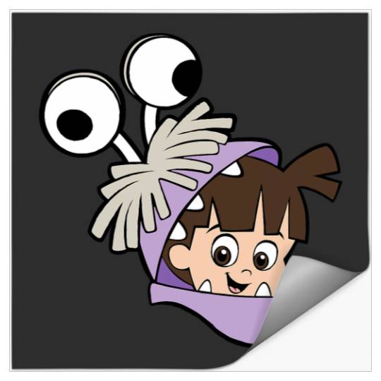 Disney and Pixars Monsters Inc. Boo Big Face Costume Stickers