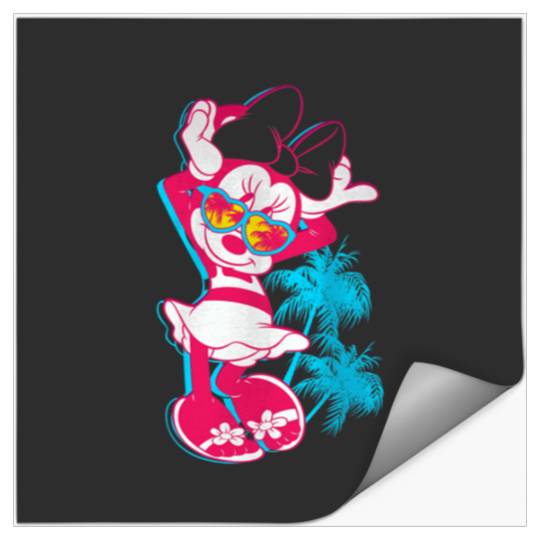 Disney Neon Minnie Mouse Hollywood Stickers