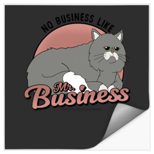 Bob's Burgers No Business Like Mr. Business Stickers