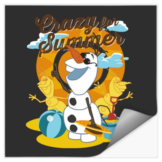 disney frozenss crazyss For Summer Olaf Tropical Snowman Stickers