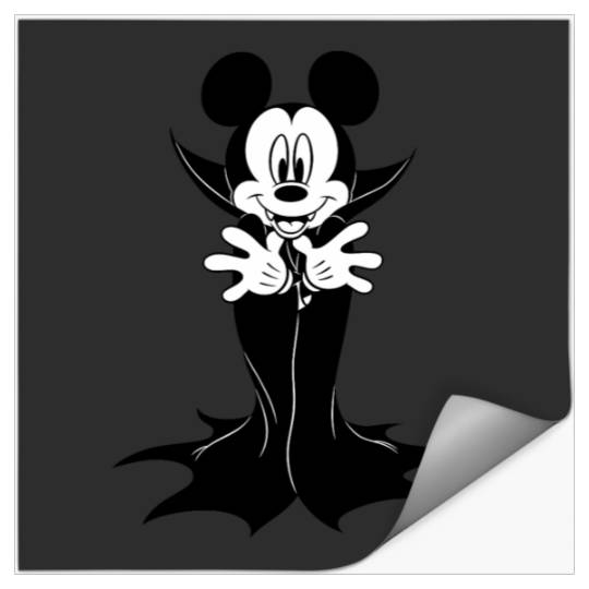 Disney Halloween Mickey Mouse Vampire Big Character Stickers