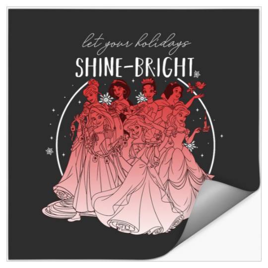 Disney Princess Let Your Holidays Shine Bright Christmas Stickers