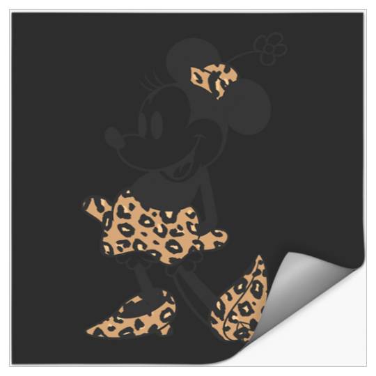 Disney Minnie Mouse Cheetah Print Outfit Stickers