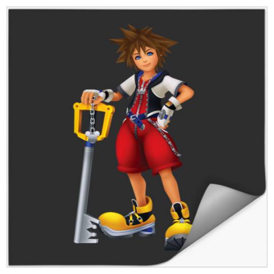 Disney Kingdom Hearts Sora Key Blade Stickers