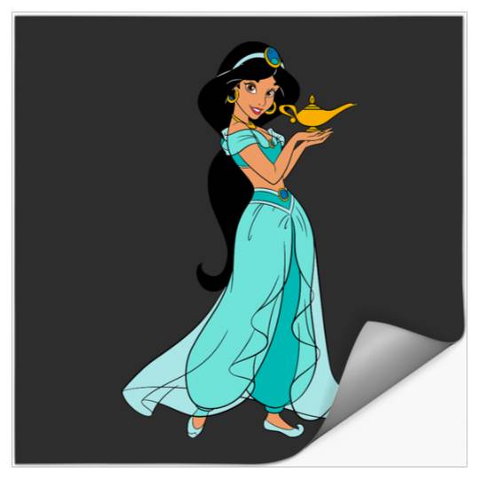 Disney Aladdin Princess Jasmine and Magic Lamp 90s Stickers