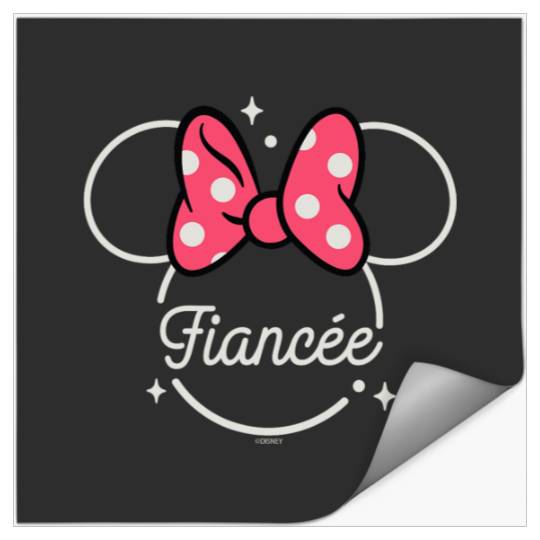 Disney Minnie Mouse Fiancée Head Icon Magic Engagement Trip Stickers