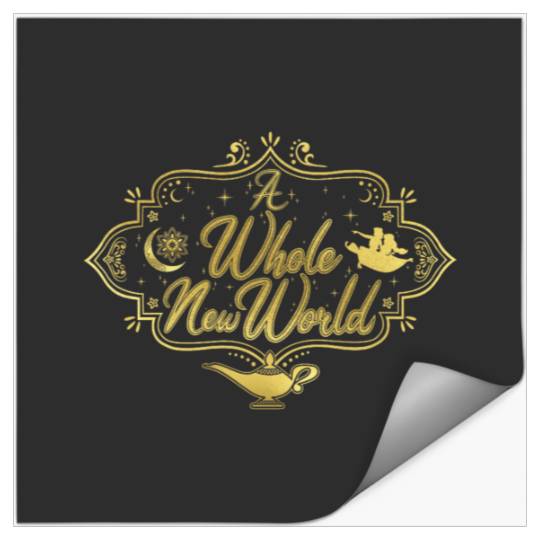 Disney Aladdin 30th A Whole New World Magic Carpet Ride Stickers