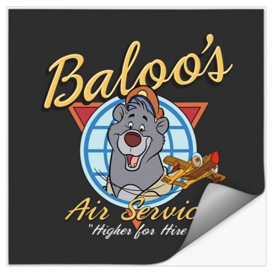 Disney Talespin Baloo's Service Stickers