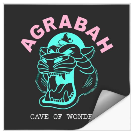 Disney Aladdin Agrabah Tiger Cave Of Wonders Stickers