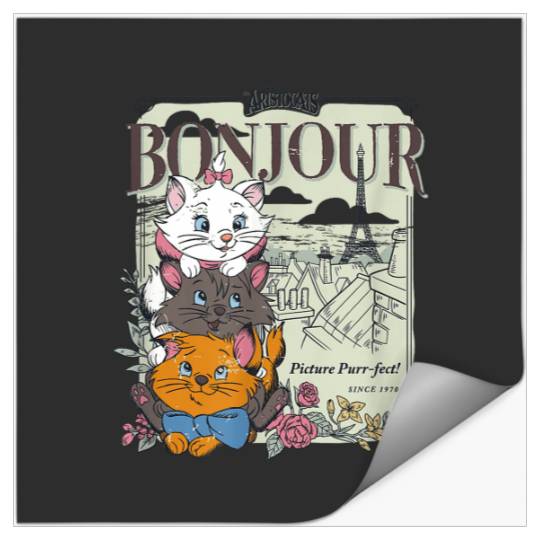 Disney The Aristocats Bonjour Stickers