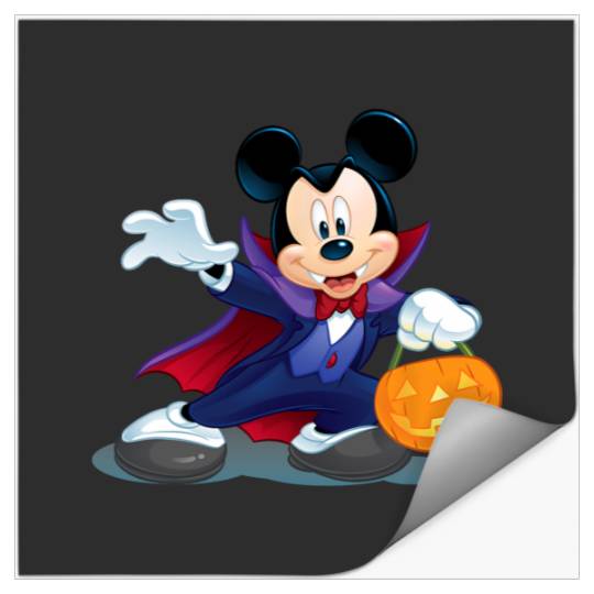 Disney Halloween Mickey Mouse Vampire Stickers