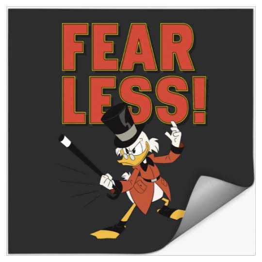 Disney DuckTales Scrooge McDuck Fearless Stickers