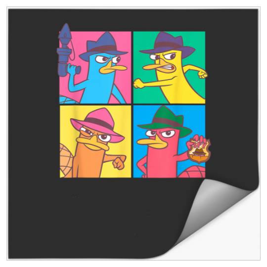 Disneyss Phineas And Ferb Agent P Pop Box Up Stickers