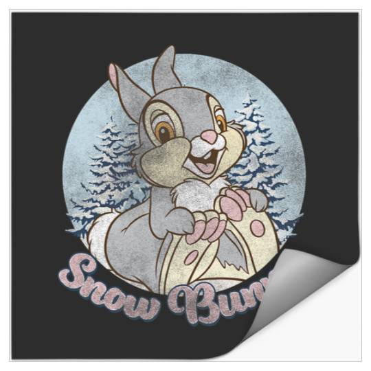 Disney Bambi Thumper Christmas Snow Bunny Stickers
