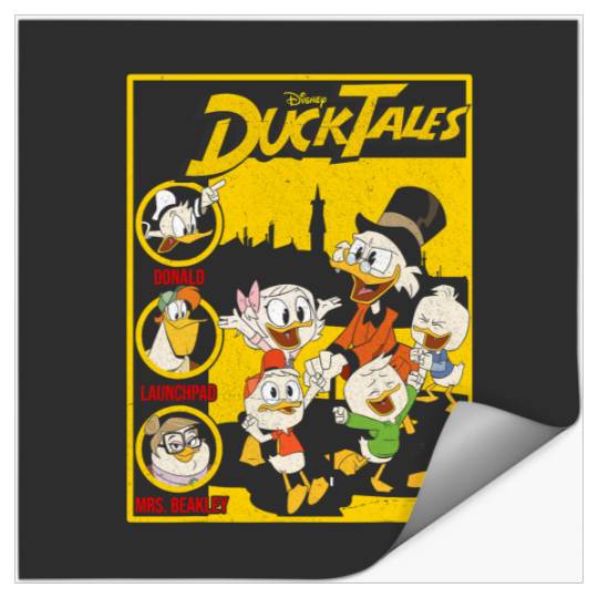 Disney DuckTales Comic Book Cover Stickers