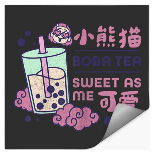 Disneyss Pixars Turning Red Mei Boba Tea Sweet As Me Stickers