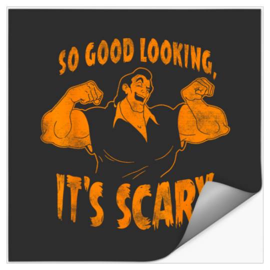 Disney Beauty And The Beast Gaston So Good Looking Halloween Stickers