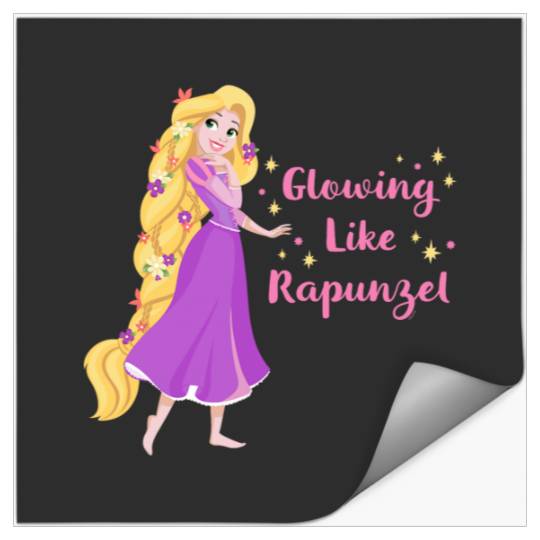 Disney Princess Glowing Like Rapunzel Stickers