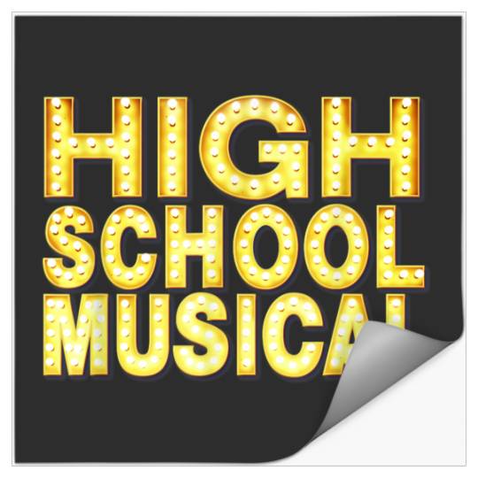 Disneyss Channel  High School Musical Movie Logo Stickers