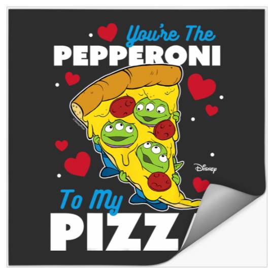 Disney Toy Story 3 - Pepperoni To My Pizza Valentine's Day Stickers