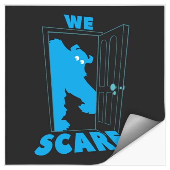 Disney Pixarss Monsters Inc. Sulley We Scare We Care Door Stickers