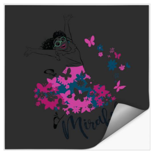 Disney Encanto Mirabel Madrigal Floral Lilac Purple Stickers