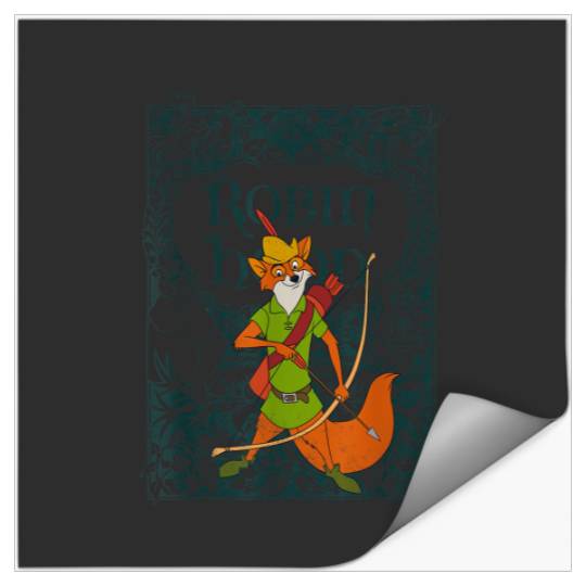 Disney Robin Hood Retro  Distressed Stickers