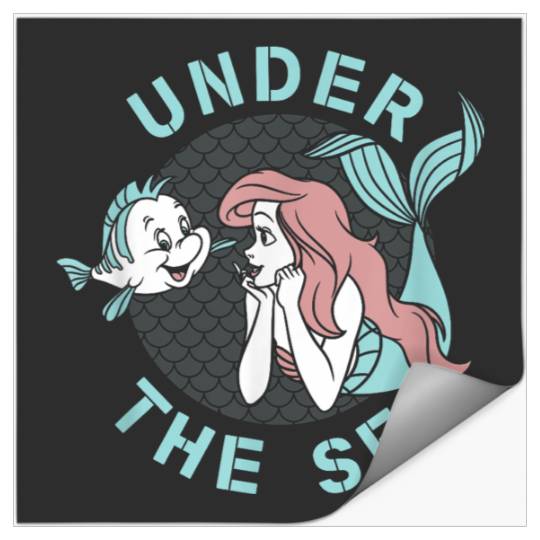 Disneyss The Little Mermaid Flounder Friends Under The Sea Stickers