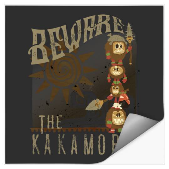 Disney Moana Beware of the Kakamora Graphic Stickers