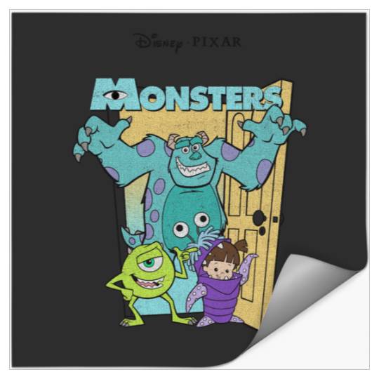 Disney Pixarss Monsters Inc. Mike Sully Boo Group Sweatshirt Stickers